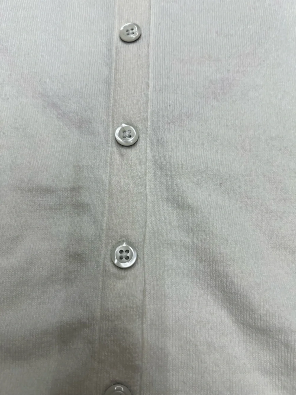 Talbots Cream Sweater with Red Heart and Navy Stripes - Picture 6 of 9